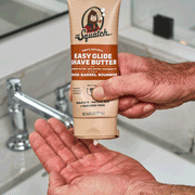Easy Glide Shave Butter Wood Barrel Bourbon - Gift Ready - Lightweight Daily-Care