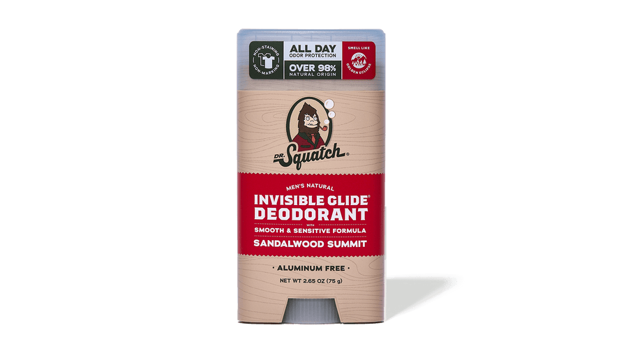 Sandalwood Summit Invisible Glide Deodorant - Cozy Glow - Lightweight Mountain-Fresh