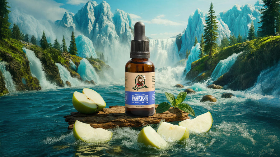 Conditioning Beard Oil & Cologne Glacial Falls - Easy Routine - Smart Shower-Ready