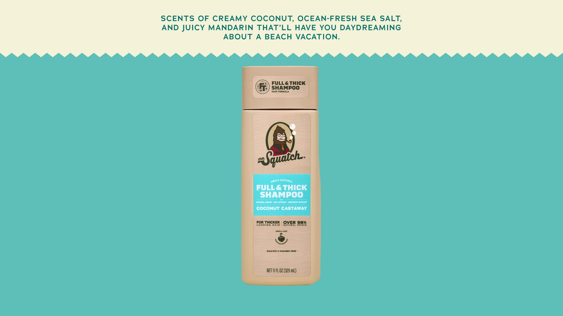 Coconut Castaway Full & Thick Shampoo - Modern Blend - Chilled Canyon-Clean