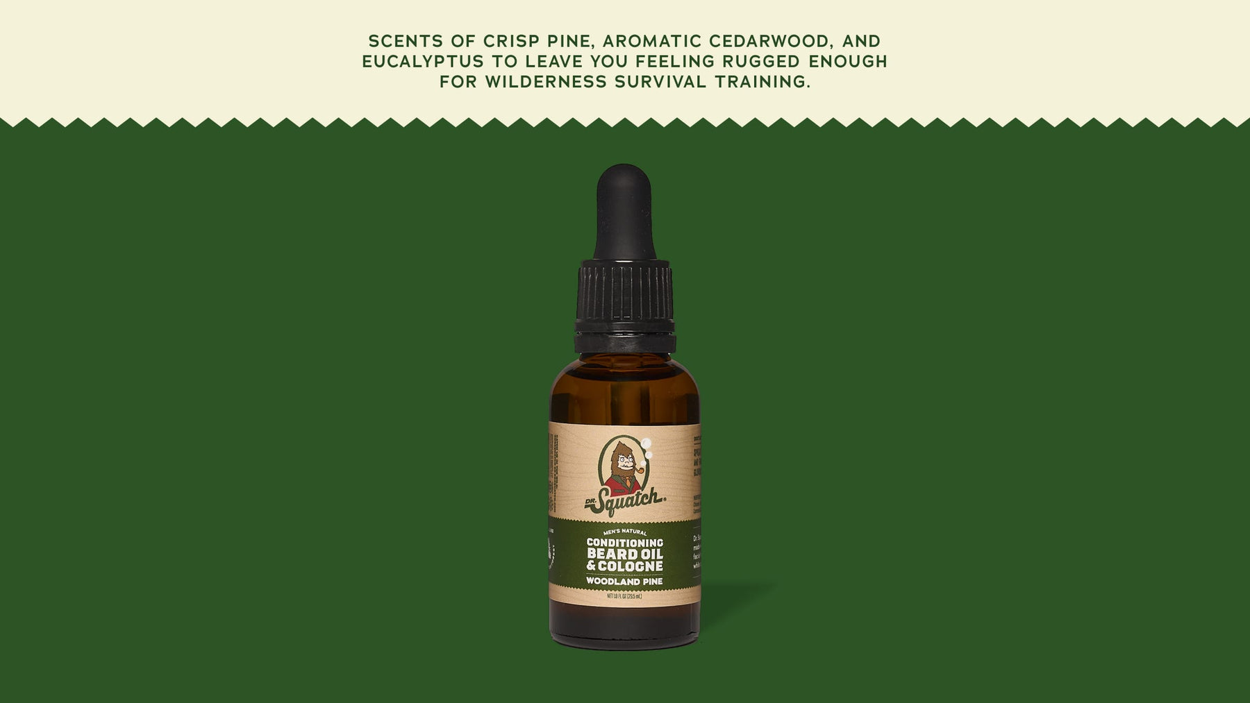 Conditioning Beard Oil & Cologne Woodland Pine - Clean Comfort - Lightweight Comfort-Care