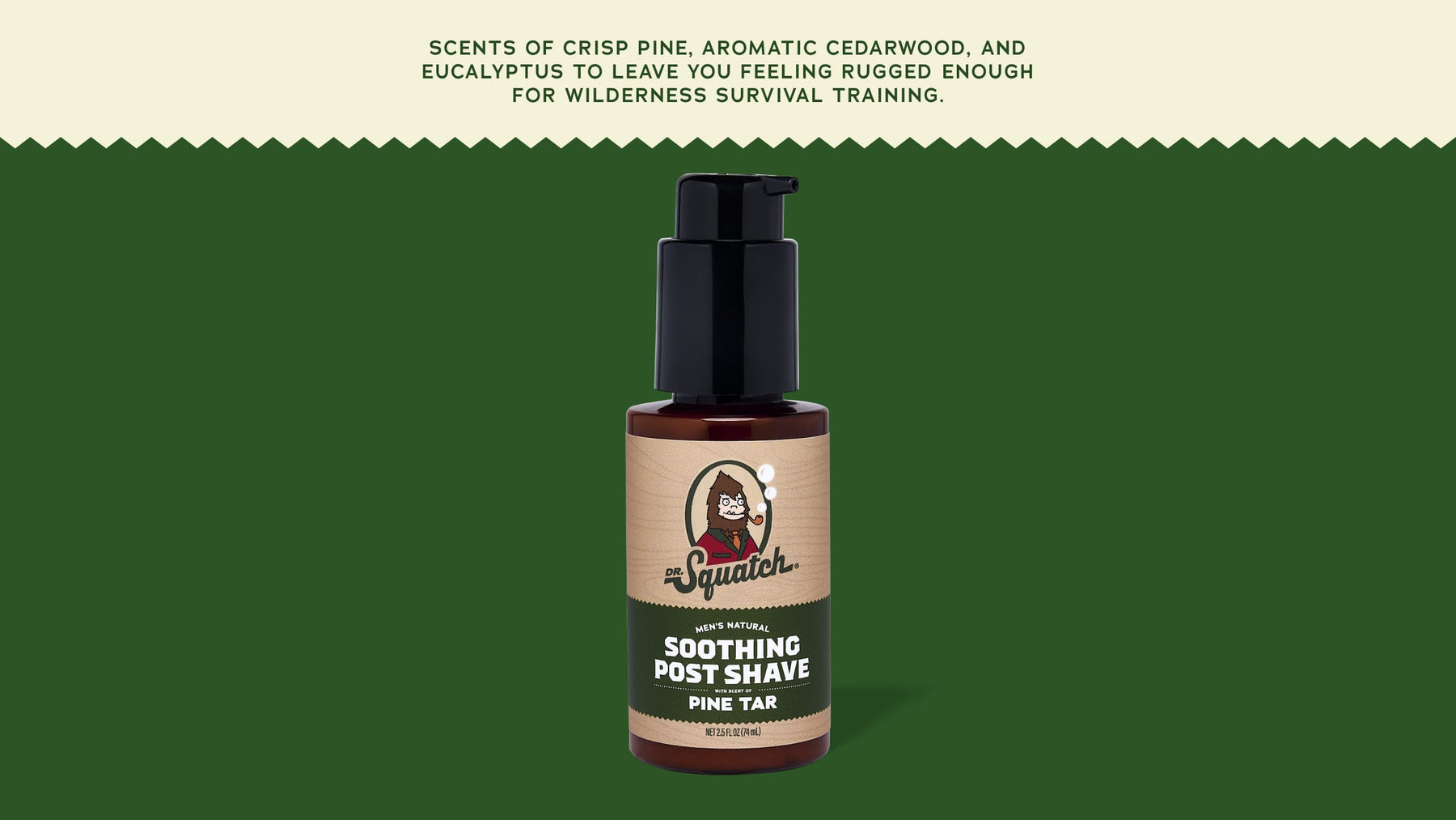 Soothing Post Shave Pine Tar - Soft Glow - Signature Fresh-Lather