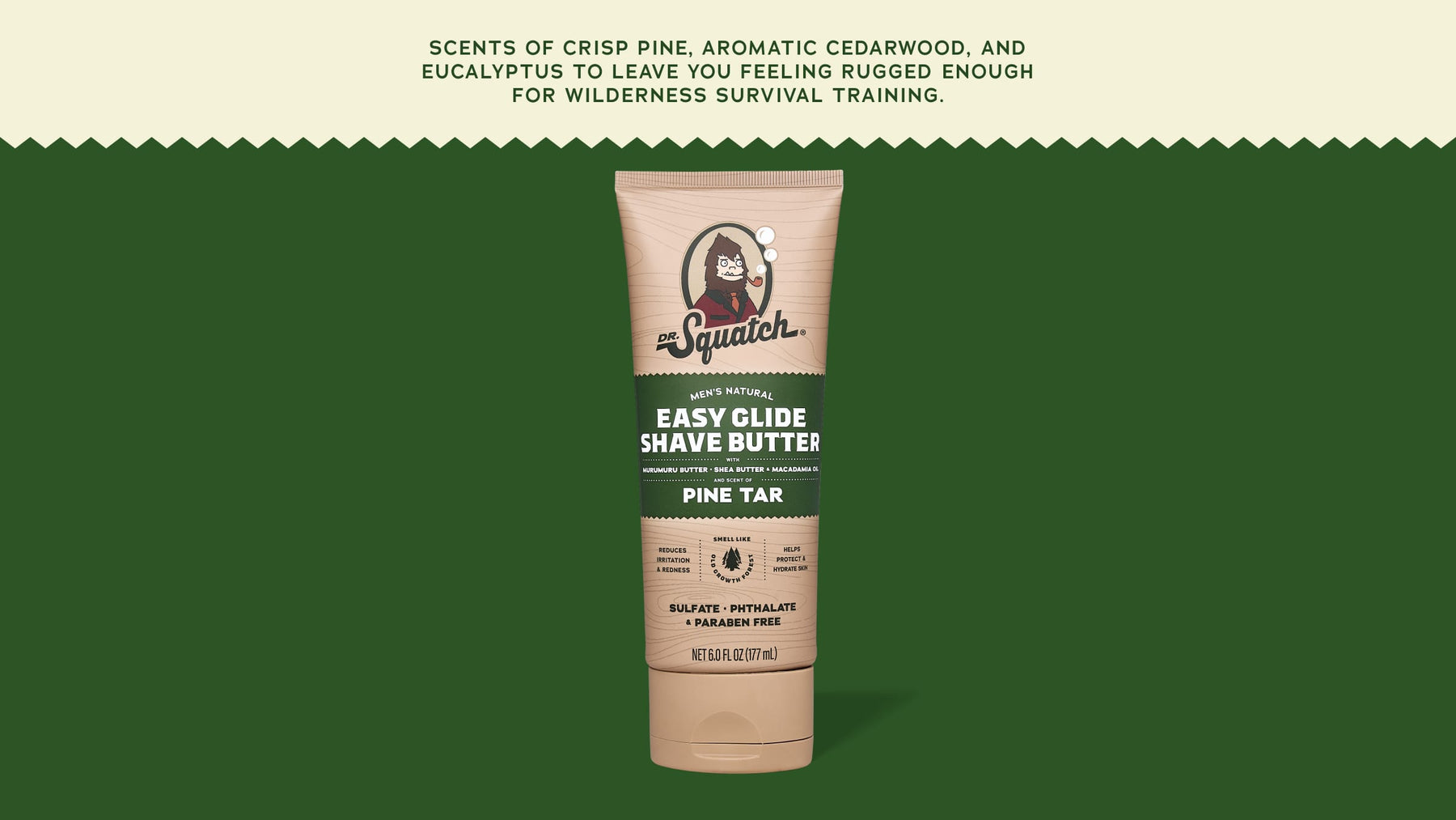 Easy Glide Shave Butter Pine Tar - Weekend Pair - Bright Clean-Finish