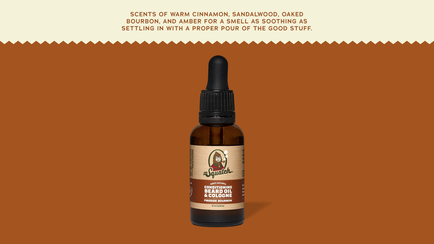 Conditioning Beard Oil & Cologne Fireside Bourbon - Soft Glow - Practical Trail-Ready