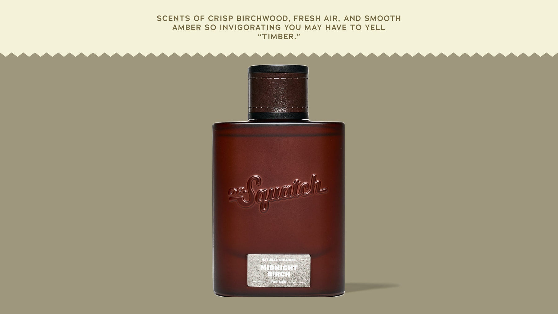 Midnight Birch Cologne - Fresh Notes - Lightweight Rinse-Ready