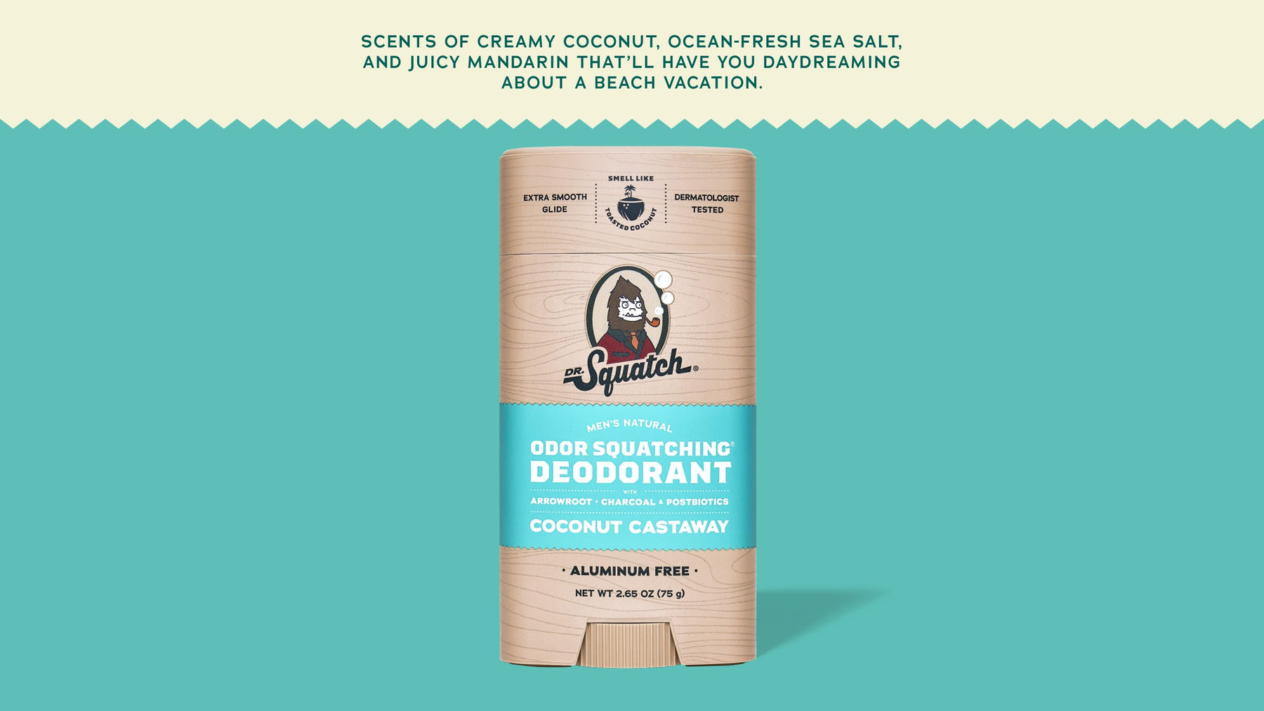Coconut Castaway Deodorant - Fresh Routine - Handy Smooth-Finish
