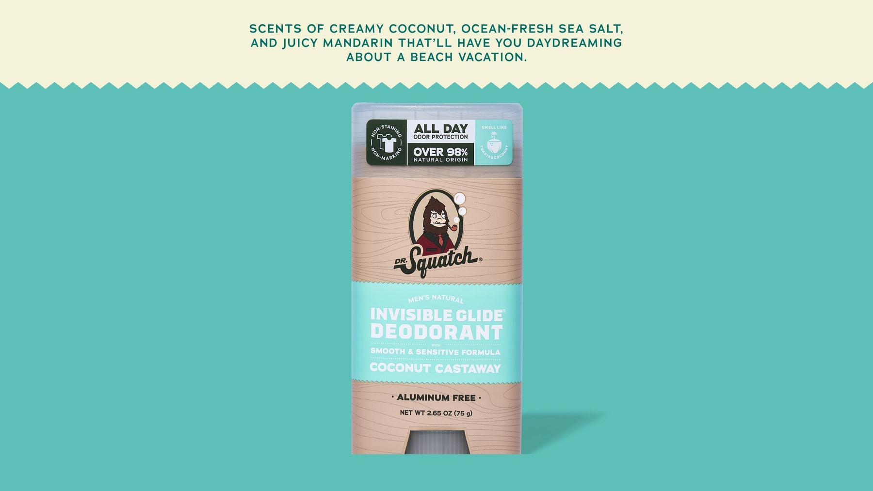 Coconut Castaway Invisible Glide Deodorant - Fresh Routine - Casual Soap-Ritual