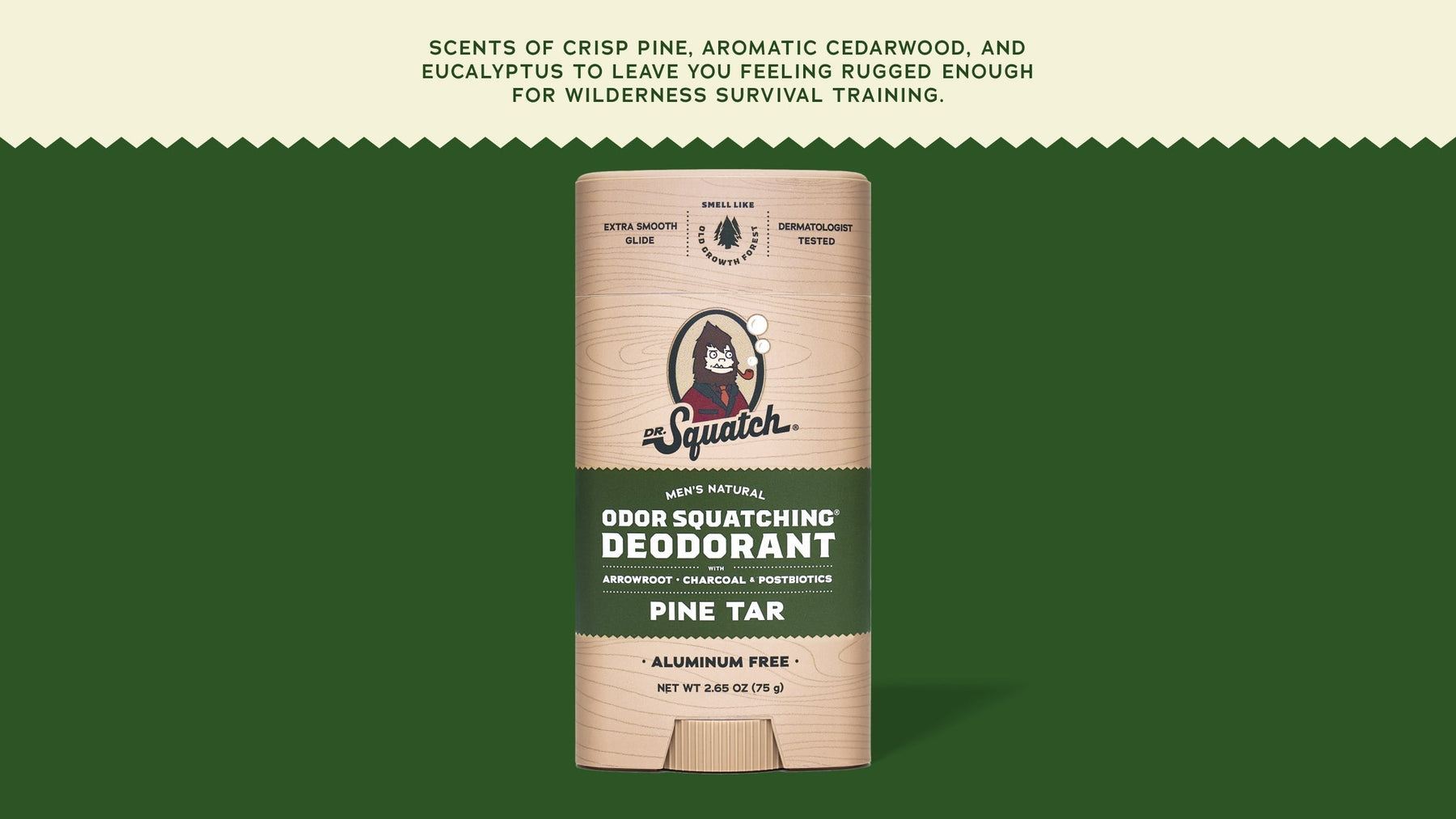 Pine Tar Deodorant - Soft Layer - Modern Daily-Care