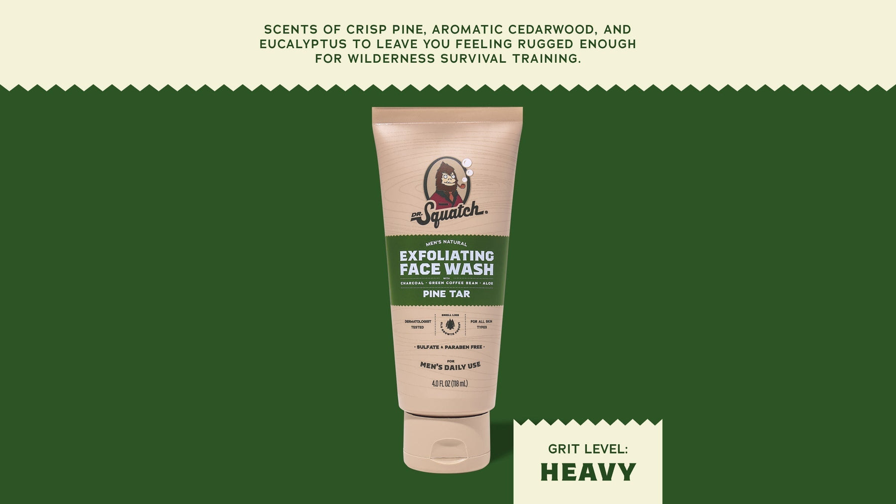 Pine Tar Exfoliating Face Wash - Modern Blend - Roadtrip Weekend-Wash