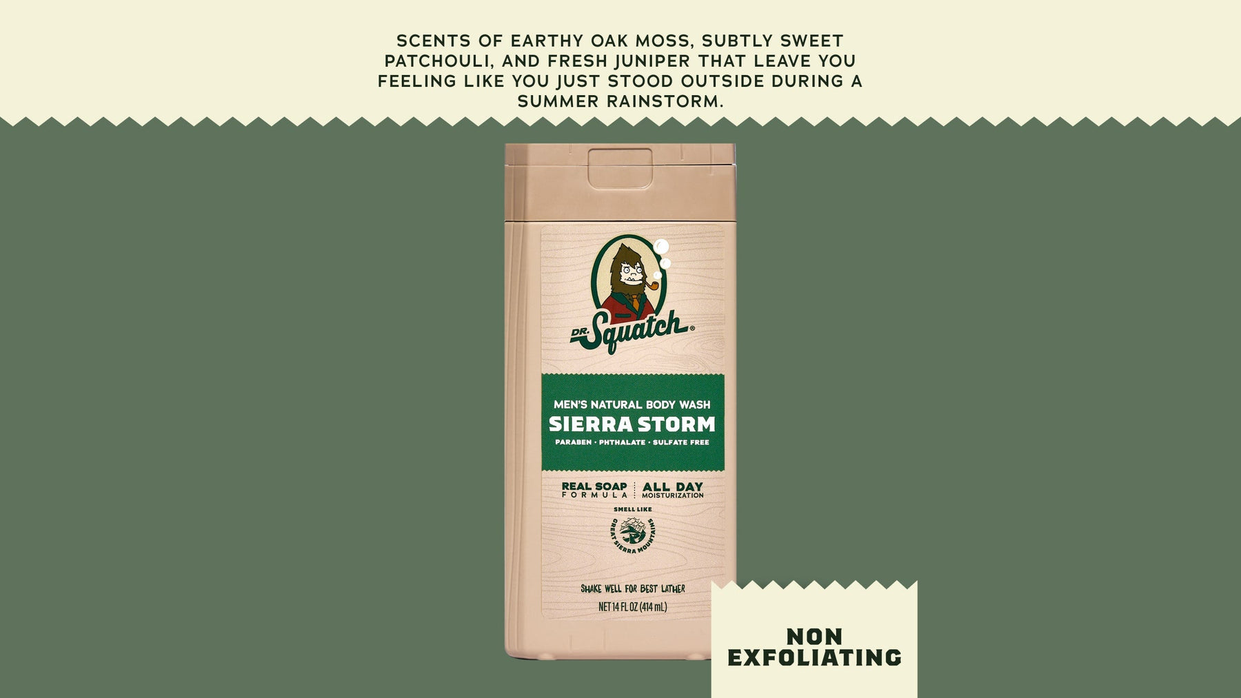 14 oz Sierra Storm Body Wash - Active Fresh - Picnic Canyon-Clean