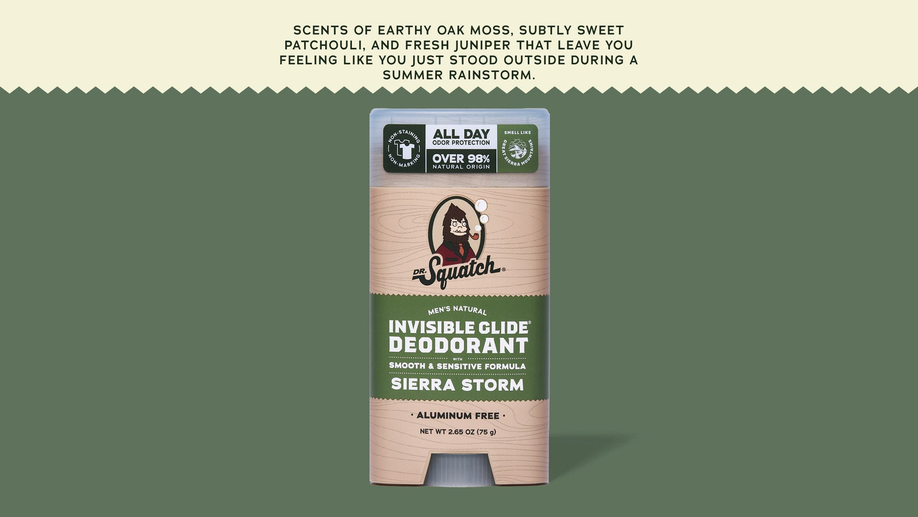 Sierra Storm Invisible Glide Deodorant - Daily Scent - On-the-Go Daily-Grooming