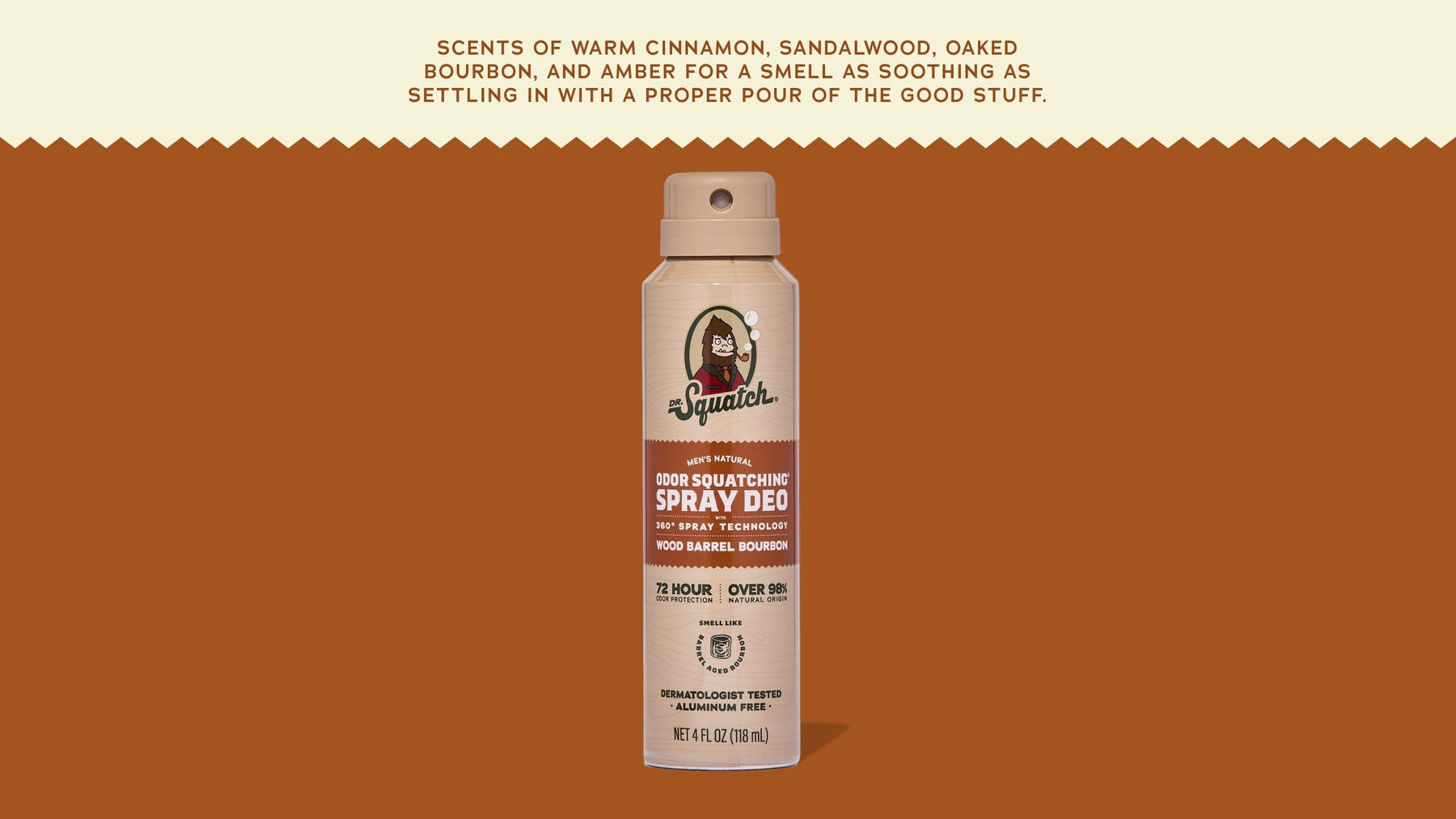 Wood Barrel Bourbon Spray Deodorant - Daily Scent - Journey Daily-Grooming