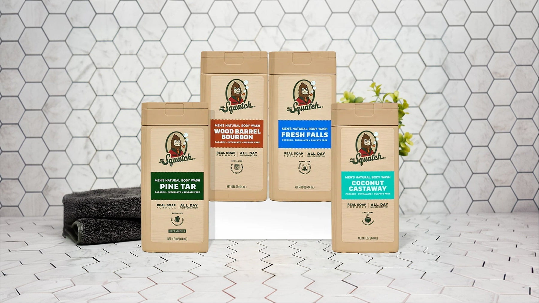 Body Wash 4-Pack - Daily Set - Favorite Shave-Ready