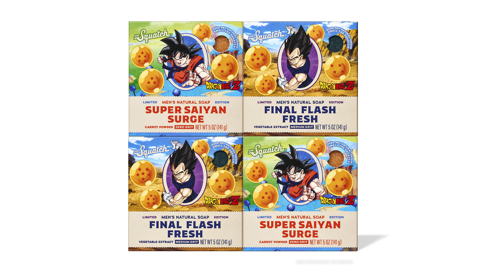 Dragon Ball Z 4-Pack - Essential Set - Everyday Everyday-Grooming