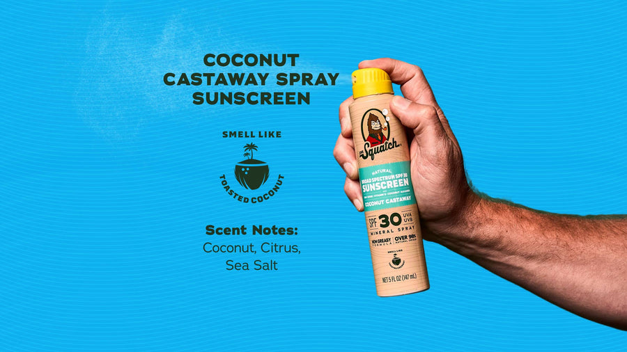 Coconut Castaway Spray Sunscreen - Daily Clean - Leisure Fresh-Finish