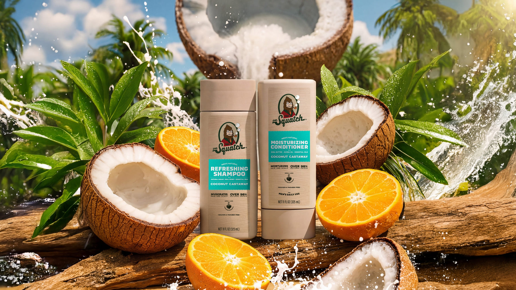 Coconut Castaway Hair Care Kit - Simple Edit - Handy Fresh-Lather