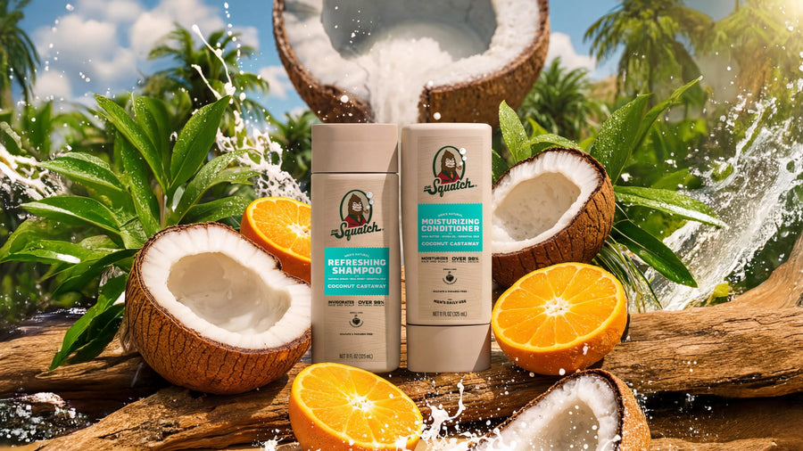 Coconut Castaway Hair Care Kit - Simple Edit - Handy Fresh-Lather