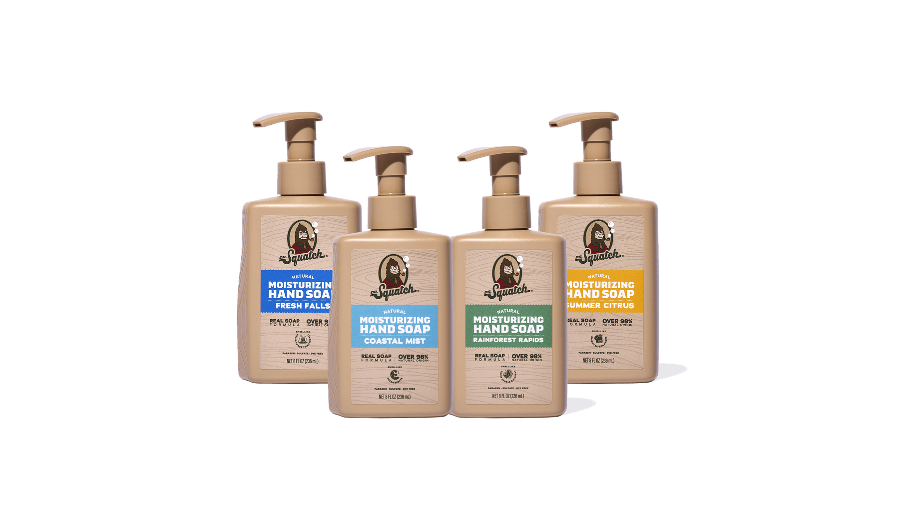 Hand Soap 4-Pack - Fresh Pair - Versatile Scented-Care