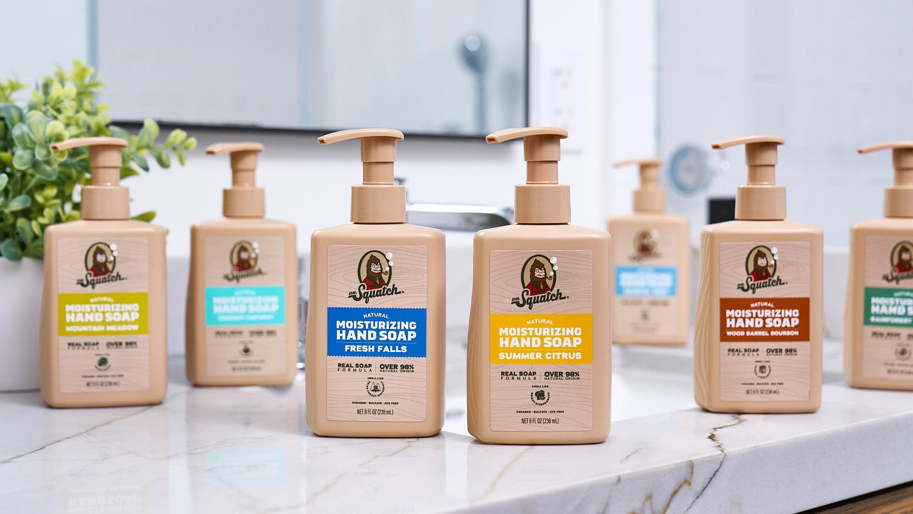 Hand Soap 4-Pack - Fresh Pair - Versatile Scented-Care