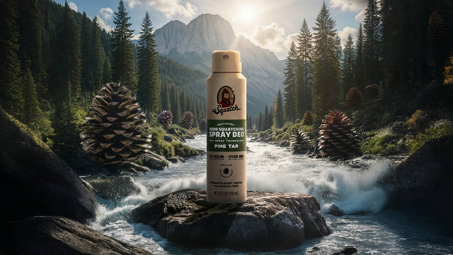 Pine Tar Spray Deodorant - Warm Blend - Durable Trail-Ready