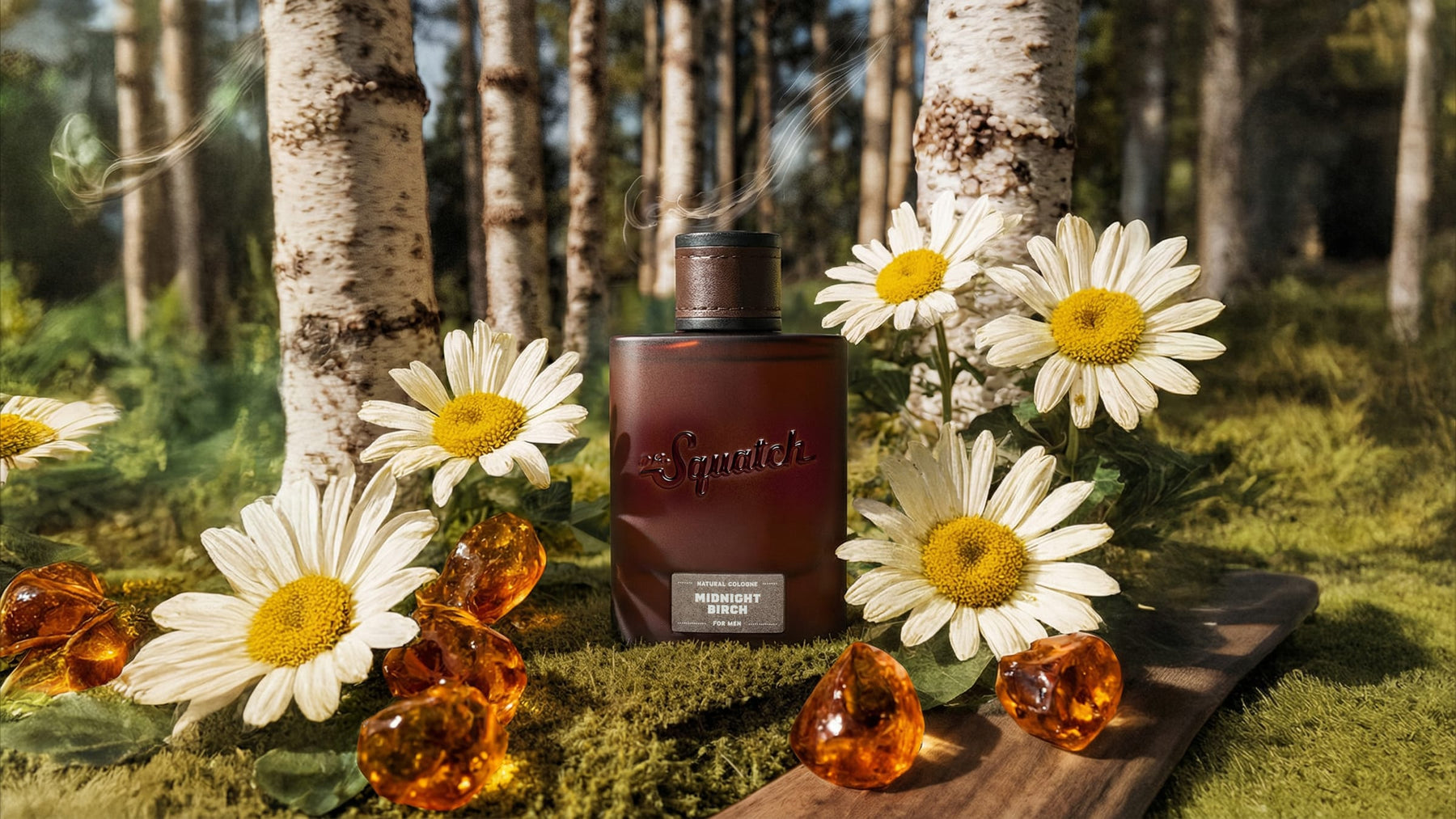 Midnight Birch Cologne - Fresh Notes - Lightweight Rinse-Ready