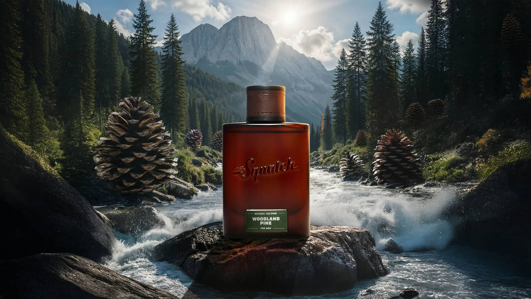 Woodland Pine Cologne - Bright Finish - Picnic Shower-Ready