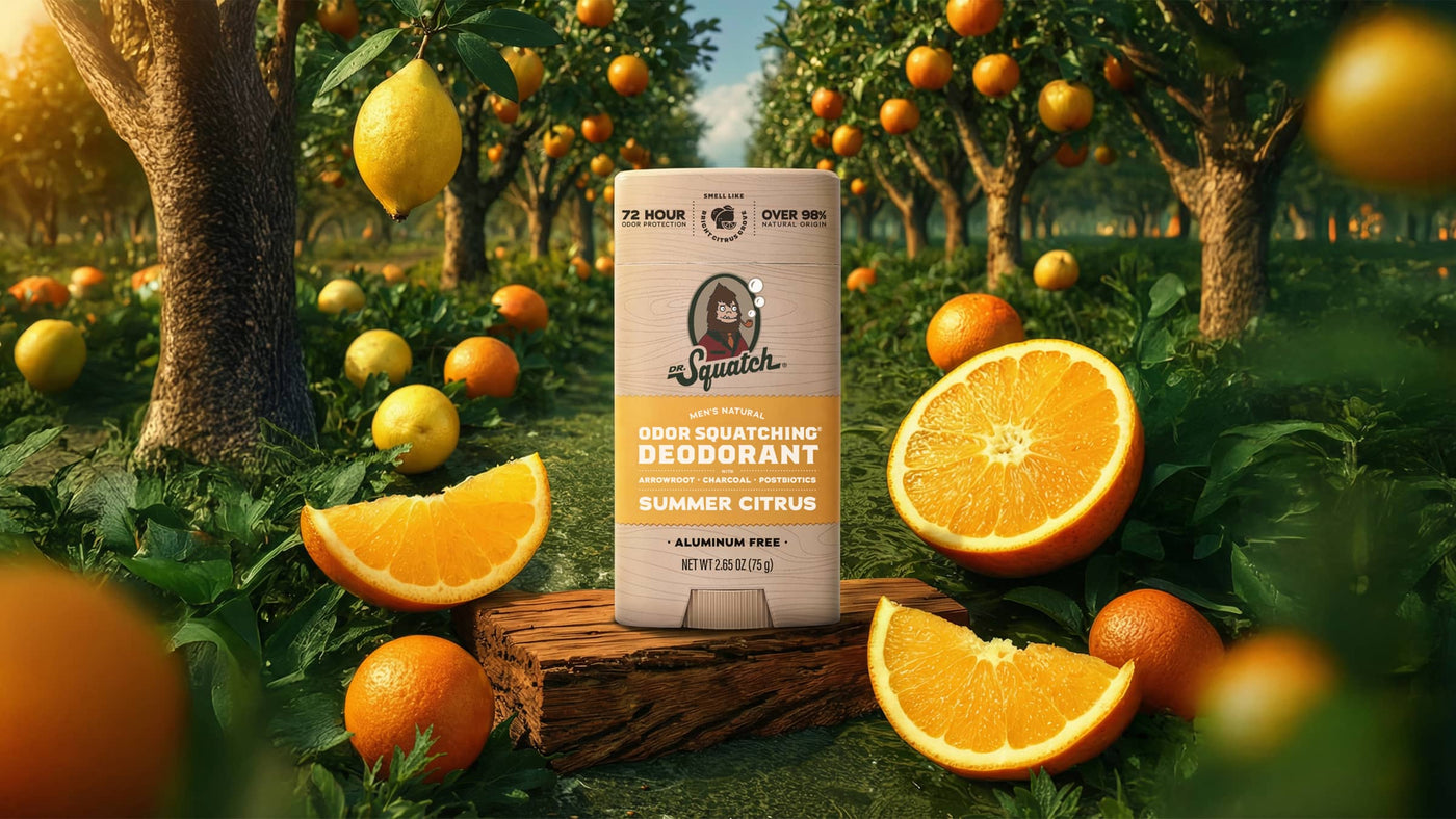 Summer Citrus Deodorant - Soft Layer - Versatile Rinse-Ready