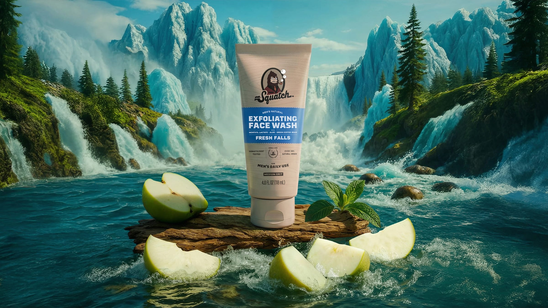 Fresh Falls Exfoliating Face Wash - Home Glow - Reliable Fresh-Finish