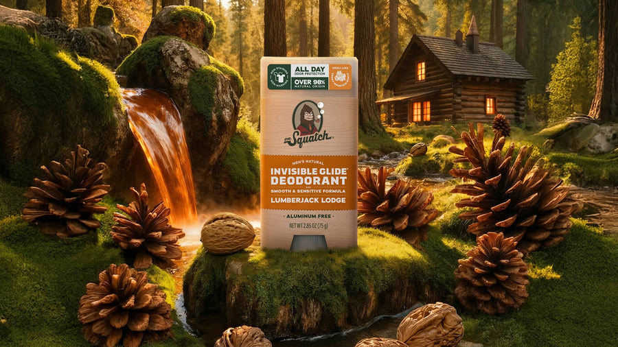 Lumberjack Lodge Invisible Glide Deodorant - Bright Scent - Original Weekend-Wash
