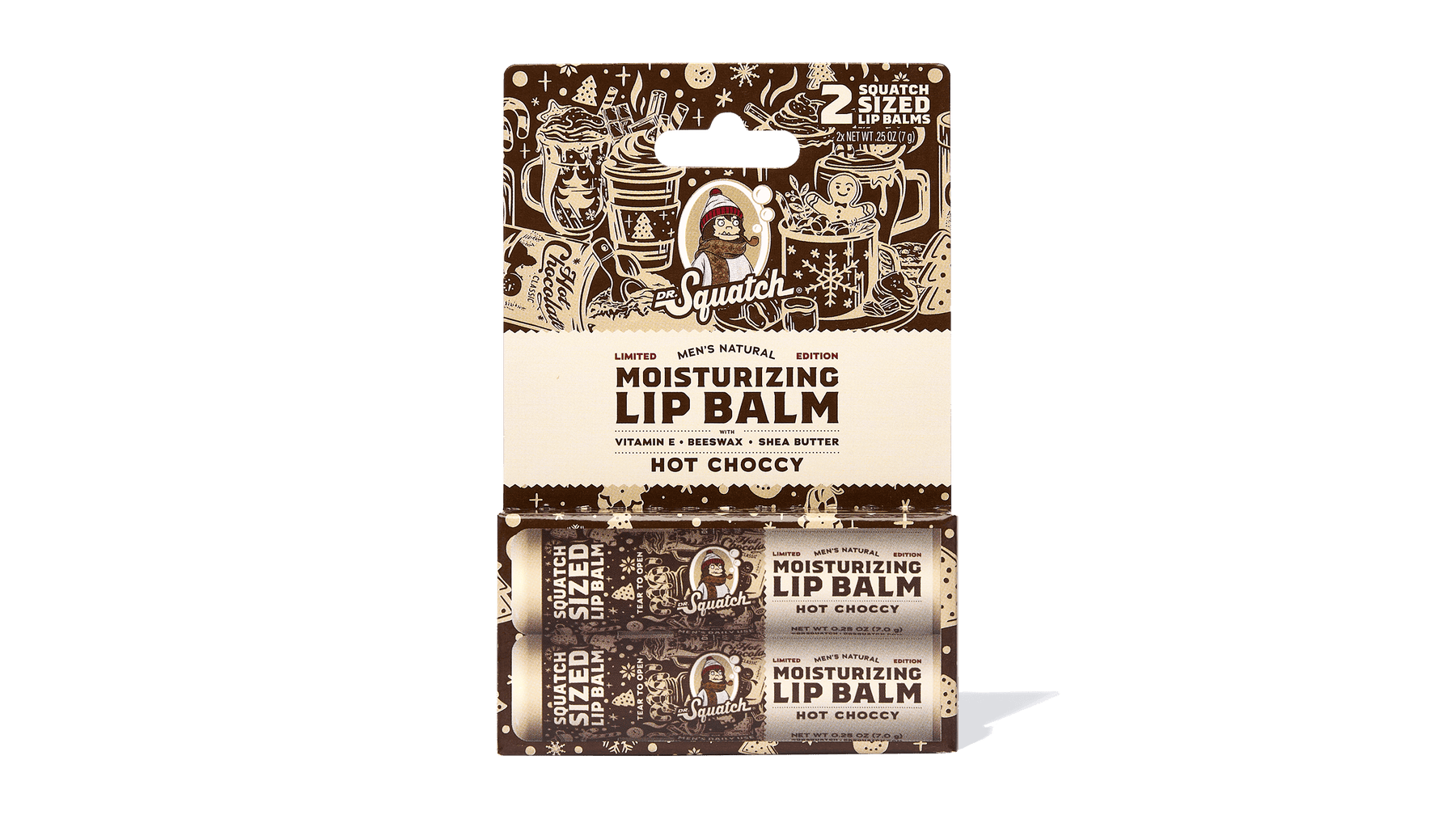 Hot Choccy Lip Balm 2-Pack - Home Choice - Essential Skin-Reset