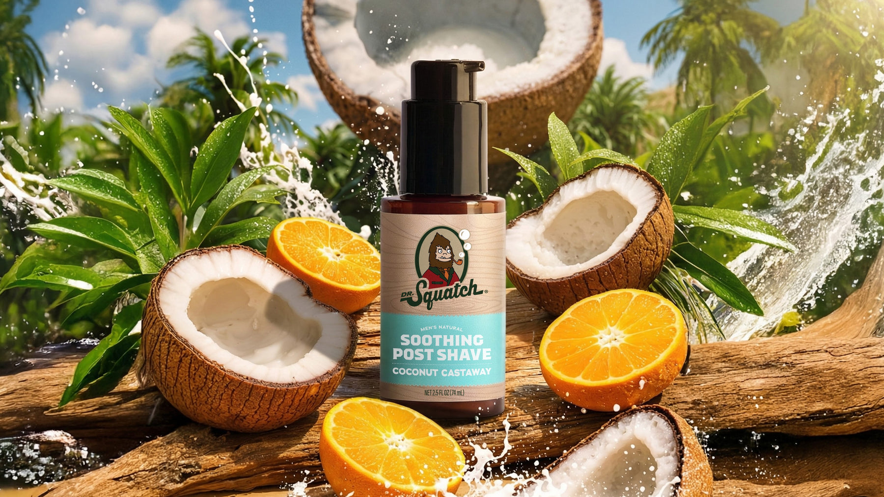 Soothing Post Shave Coconut Castaway - Soft Glide - Reliable Skin-Reset