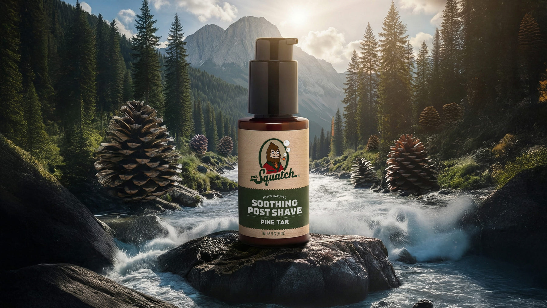 Soothing Post Shave Pine Tar - Soft Glow - Signature Fresh-Lather