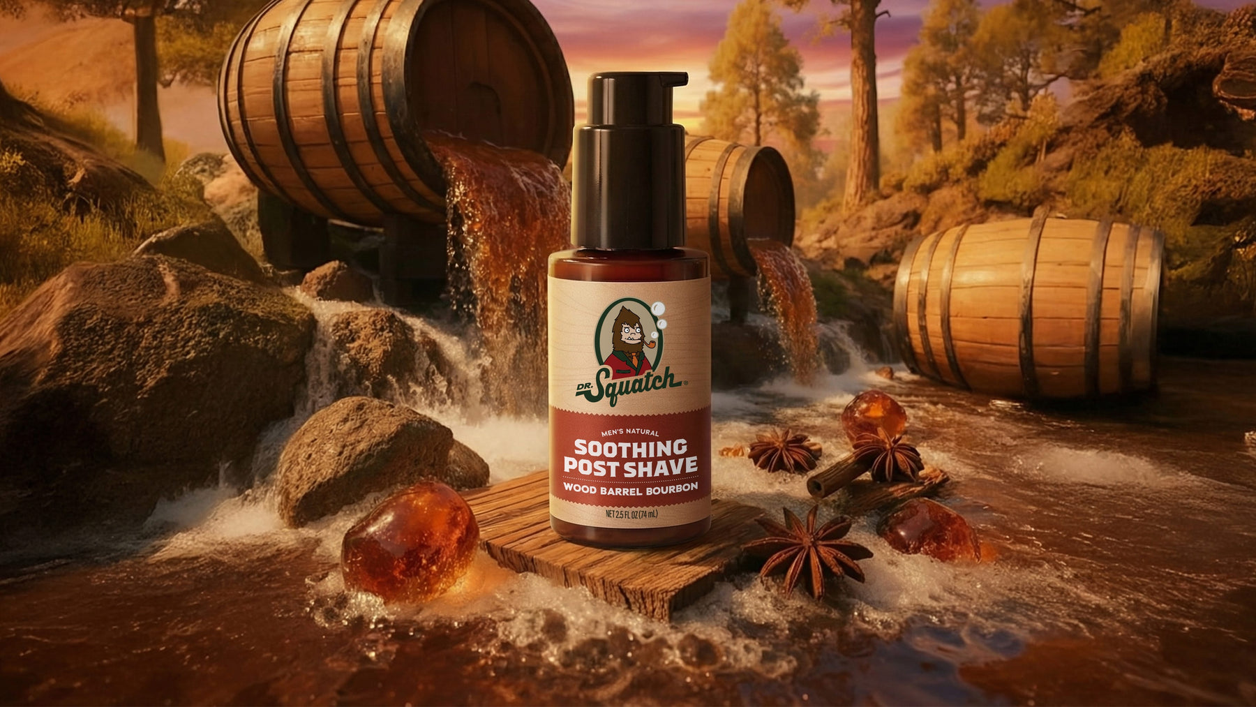 Soothing Post Shave Wood Barrel Bourbon - Fresh Prep - Urban Weekend-Wash