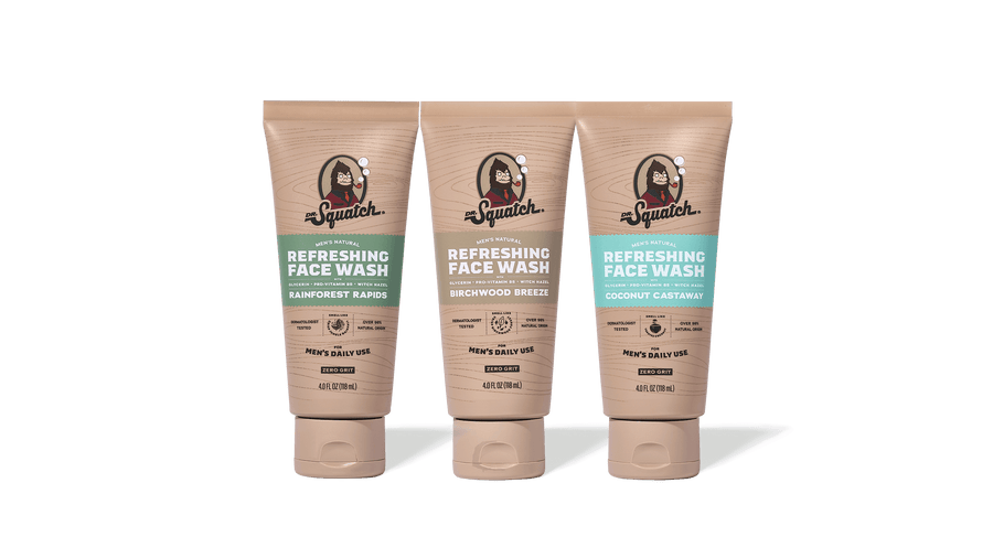 Face Wash 3-Pack - Simple Edit - Relaxed Easy-Grooming