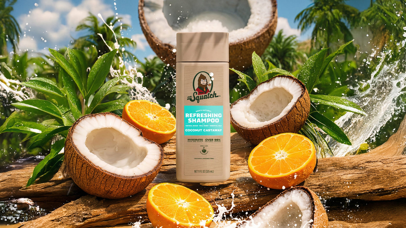 Coconut Castaway Shampoo - Clean Mood - Relaxed Fresh-Finish