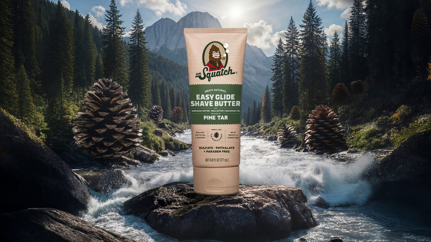 Easy Glide Shave Butter Pine Tar - Weekend Pair - Bright Clean-Finish