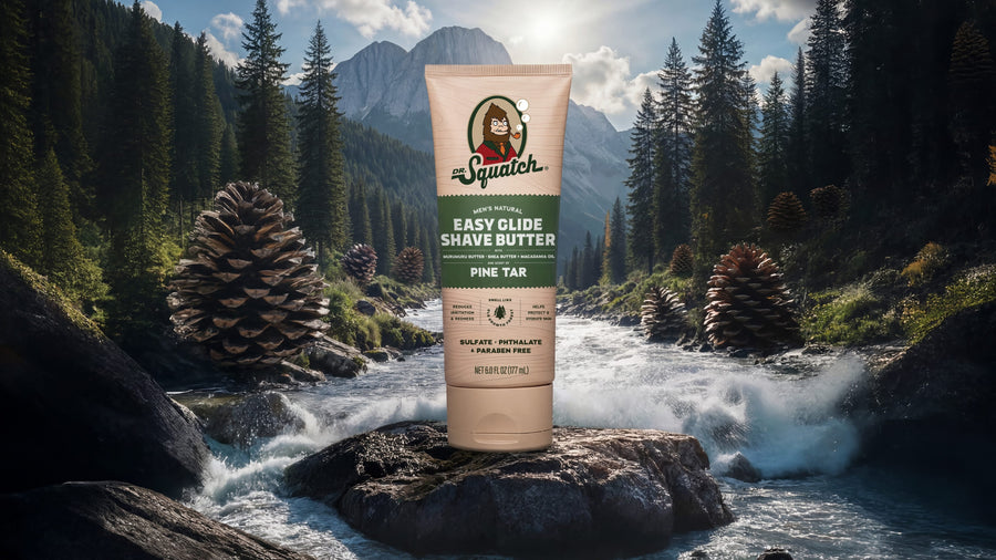 Easy Glide Shave Butter Pine Tar - Weekend Pair - Bright Clean-Finish