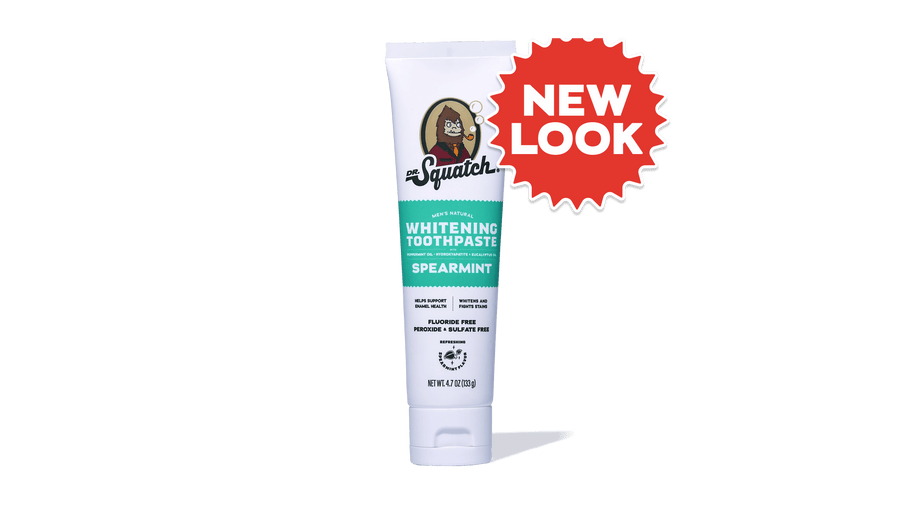 Spearmint Whitening Toothpaste - Simple Use - Picnic Rinse-Ready