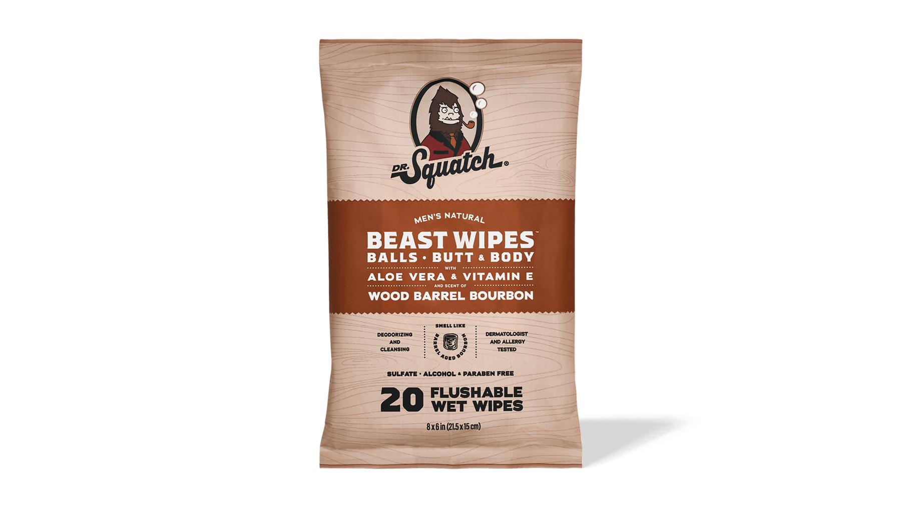 Wood Barrel Bourbon Wipes - Smooth Touch - Morning Trail-Ready