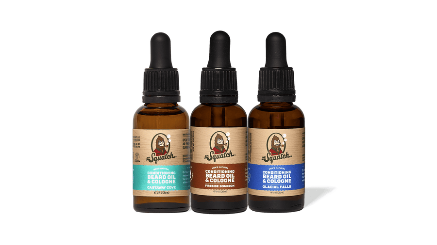 Beard Oil 3-Pack - Easy Set - Portable Rinse-Ready