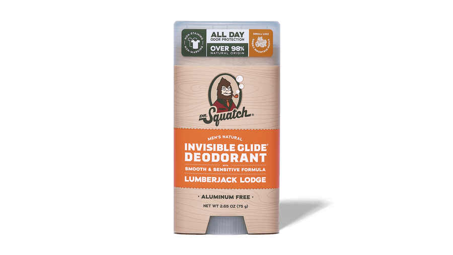 Lumberjack Lodge Invisible Glide Deodorant - Bright Scent - Original Weekend-Wash